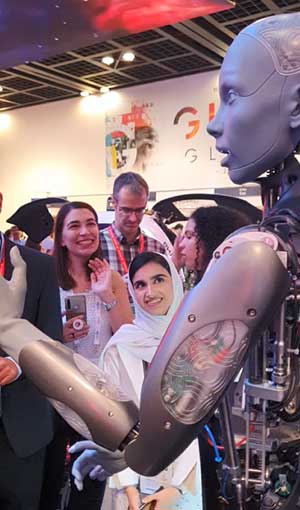 نمایشگاه جیتکس 2020-ربات هوش مصنوعی